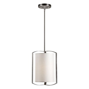 Flynn - 1 Light Mini Pendant-12 Inches Tall and 9 Inches Wide