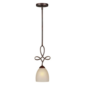 Vani - 1 Light Mini Pendant-12 Inches Tall and 6.25 Inches Wide