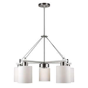 Fitz - 5 Light Chandelier-18 Inches Tall and 25 Inches Wide