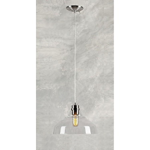 Milo - 1 Light Cord-Hung Mini Pendant-8 Inches Tall and 12 Inches Wide - 1097144