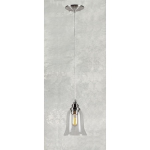 Milo - 1 Light Cord-Hung Mini Pendant-9 Inches Tall and 5.75 Inches Wide - 665408