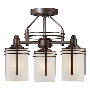 Jolie - 3 Light Semi-Flush Mount-13 Inches Tall and 13 Inches Wide - 921892