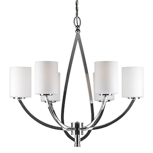 Keli - 6 Light Chandelier-25.25 Inches Tall and 26 Inches Wide