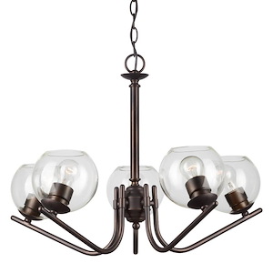 Naya - 5 Light Chandelier-24.5 Inches Tall and 19.25 Inches Wide