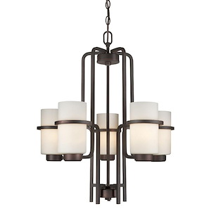 Hayden - 5 Light Chandelier-26.5 Inches Tall and 22 Inches Wide
