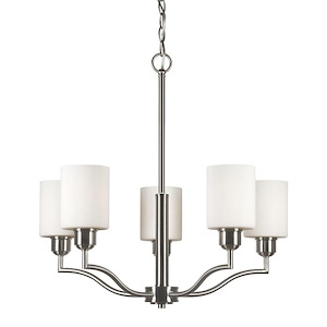 Nao - 5 Light Chandelier-24.75 Inches Tall and 24.75 Inches Wide