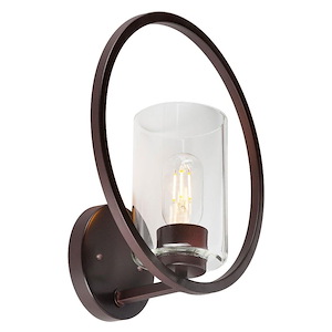 Orbit - 1 Light Wall Sconce In Transitional Style-12 Inches Tall and 12 Inches Wide