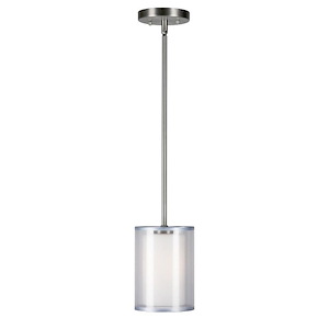 Shaw - 1 Light Pendant In Transitional Style-6 Inches Tall and 5.5 Inches Wide
