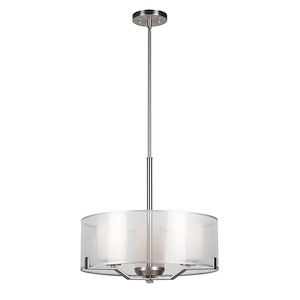 Shaw - 3 Light Pendant In Transitional Style-16.5 Inches Tall and 18 Inches Wide