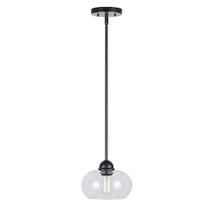 Cameron - 1 Light Pendant In Transitional Style-6 Inches Tall and 8.25 Inches Wide