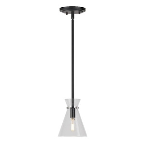 Beaker - 1 Light Mini Pendant In Transitional Style-7 Inches Tall and 5.5 Inches Wide