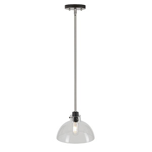 Della - 1 Light Mini Pendant In Transitional Style-6.15 Inches Tall and 9 Inches Wide