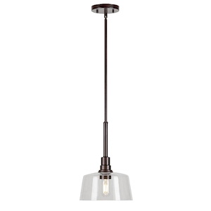 Acopa - 1 Light Mini Pendant In Transitional Style-13.25 Inches Tall and 9 Inches Wide - 1032054