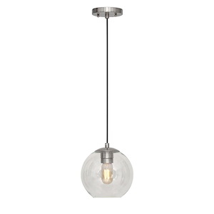 Milo - 1 Light Pendant In Transitional Style-8.25 Inches Tall and 8 Inches Wide