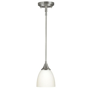 Carson - 1 Light Mini Pendant In Transitional Style-9.5 Inches Tall and 4.5 Inches Wide