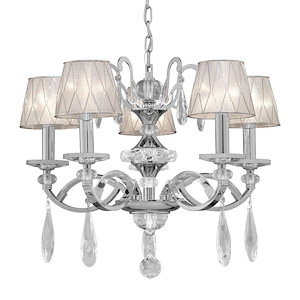 Cirrus - 5 Light Chandelier-19 Inches Tall and 23 Inches Wide