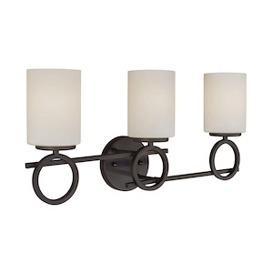 Farley - 3 Light Bath Bar-10.75 Inches Tall and 23 Inches Wide