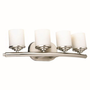Ames - 4 Light Bath Bar-7 Inches Tall and 24 Inches Wide