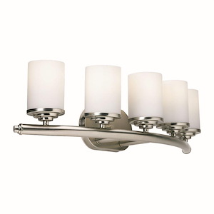 Ames - 5 Light Bath Bar-7 Inches Tall and 29 Inches Wide