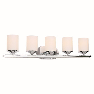 Ames - 5 Light Bath Bar-7 Inches Tall and 29.5 Inches Wide