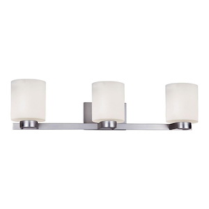 Mona - 3 Light Bath Vanity In Transitional Style-7 Inches Tall and 29 Inches Wide