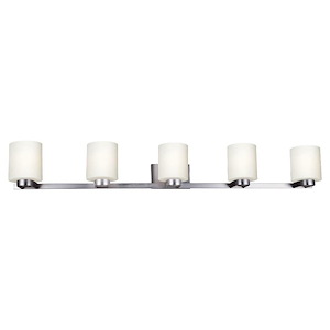 Mona - 5 Light Bath Vanity In Transitional Style-7 Inches Tall and 53 Inches Wide - 1032111