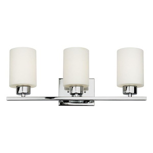 Ava - 3 Light Bath Bar-8 Inches Tall and 21 Inches Wide - 1207455
