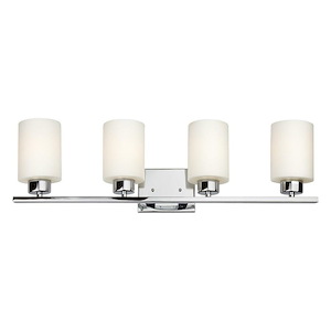 Ava - 4 Light Bath Bar-8 Inches Tall and 28 Inches Wide - 1207640