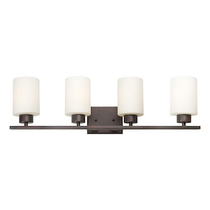 Ava - 4 Light Bath Bar-8 Inches Tall and 28 Inches Wide