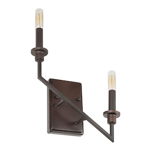 Gwen - 2 Light Wall Sconce-13.5 Inches Tall and 10.75 Inches Wide