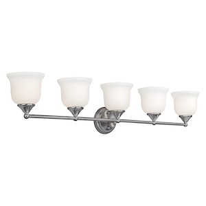 Dani - 5 Light Bath Bar-9 Inches Tall and 42 Inches Wide