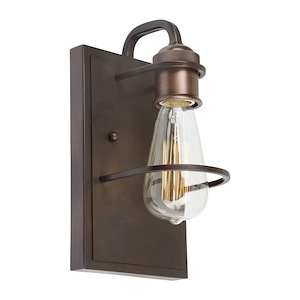 Hoops - 1 Light Wall Sconce-10 Inches Tall and 5.5 Inches Wide - 921808