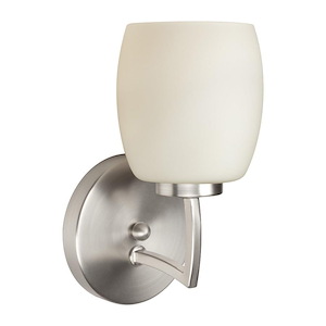 Silas - 1 Light Wall Sconce-9.75 Inches Tall and 4.75 Inches Wide
