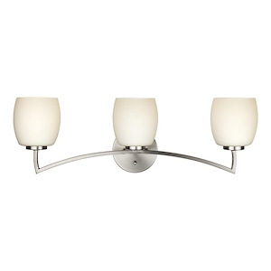 Silas - 3 Light Bath Bar-8.75 Inches Tall and 24 Inches Wide