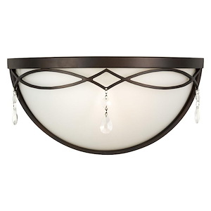 Julie - 1 Light Wall Sconce-5.5 Inches Tall and 13 Inches Wide - 921824