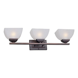 Cora - 3 Light Bath Bar-7.25 Inches Tall and 29.5 Inches Wide