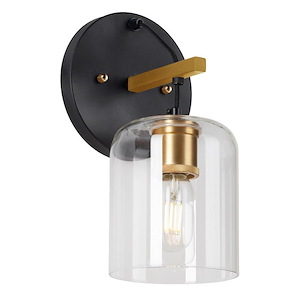 Tyrone - 1 Light Wall Sconce In Transitional Style-12.5 Inches Tall and 6.75 Inches Wide
