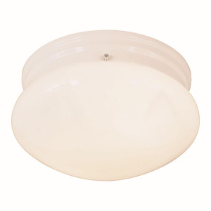Button - 1 Light Flush Mount-5 Inches Tall and 7.5 Inches Wide