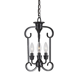Ione - 3 Light Foyer In Classic Style-15.5 Inches Tall and 9 Inches Wide