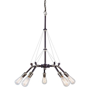 Essy - 5 Light Chandelier-28 Inches Tall and 26 Inches Wide - 665508