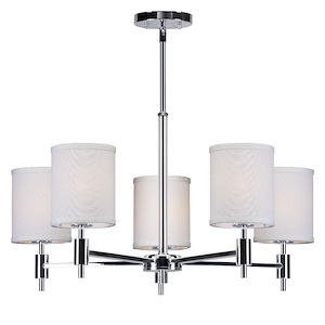 Flo - 5 Light Chandelier-14.5 Inches Tall and 25 Inches Wide