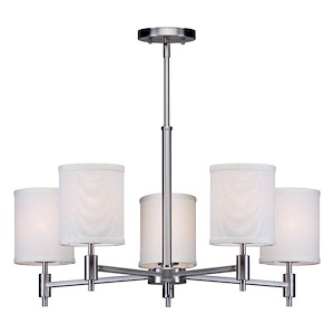 Flo - 5 Light Chandelier-14.5 Inches Tall and 25 Inches Wide