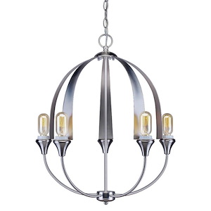 Yana - 5 Light Foyer Chandelier-26.75 Inches Tall and 20 Inches Wide