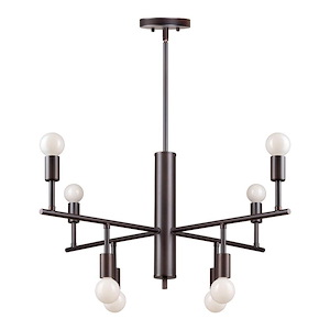 Laine - 8 Light Chandelier-12 Inches Tall and 28 Inches Wide