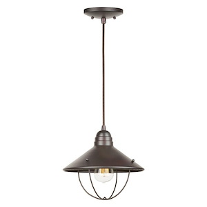 Dalyn - 1 Light Cord-Hung Mini Pendant-9.25 Inches Tall and 10.5 Inches Wide