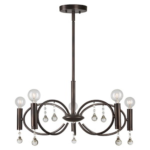 Falco - 5 Light Chandelier-11.75 Inches Tall and 22 Inches Wide