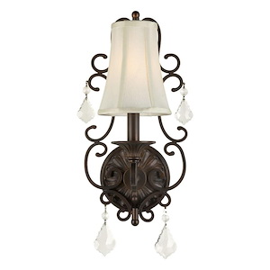Pau - 1 Light Wall Sconce-14.75 Inches Tall and 8 Inches Wide