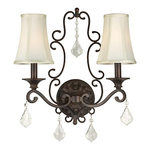 Pau - 2 Light Wall Sconce-14.75 Inches Tall and 16 Inches Wide - 921838