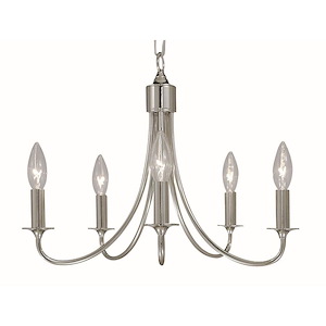Maisonette - 5 Light Mini Chandelier-13.5 Inches Tall and 17 Inches Wide - 1100315