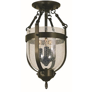 Hannover - 3 Light Flush/Semi-Flush Mount-15.5 Inches Tall and 8 Inches Wide - 1100069